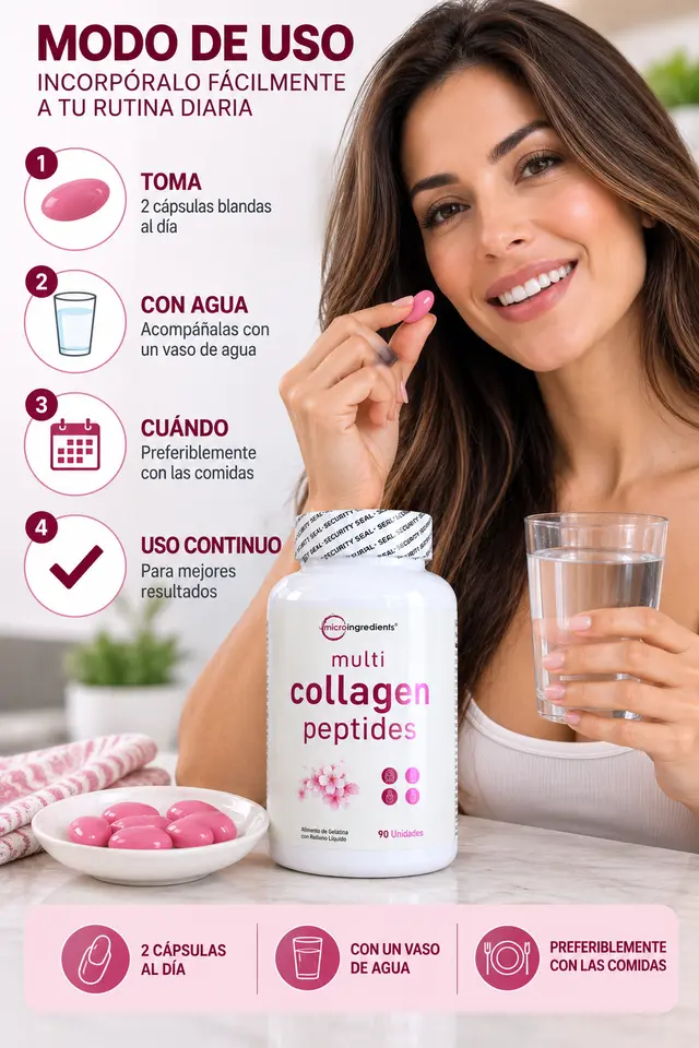Modo de uso indicado para Multi Collagen Peptides